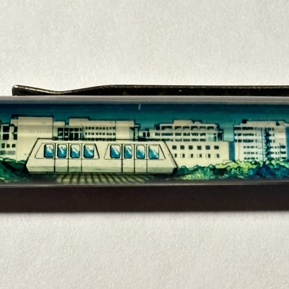 The Getty Center Los Angeles Floaty Pen Tram Train Car Moves by Building